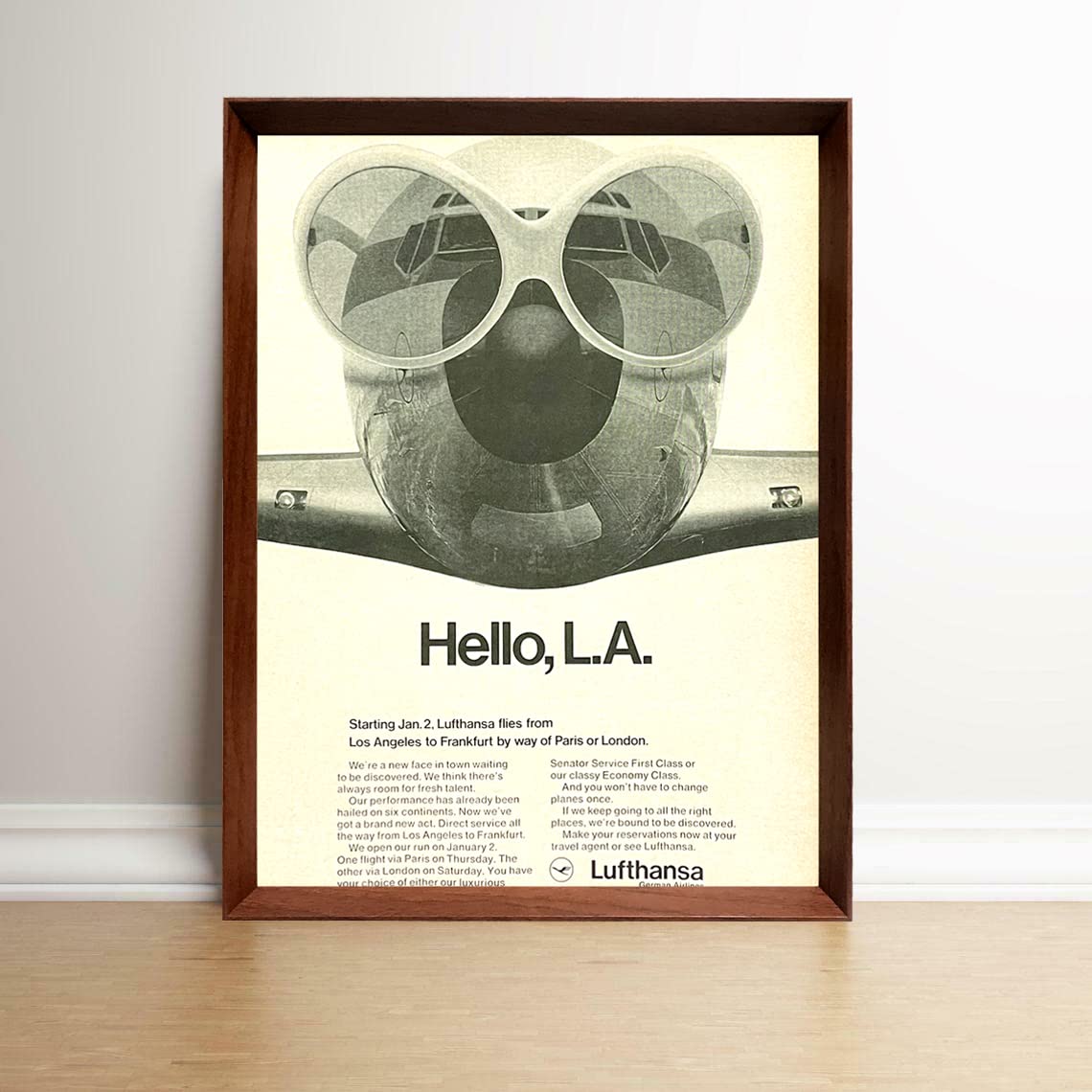 Amazon.co.jp: ルフトハンザ航空 1960年代 アメリカ雑誌