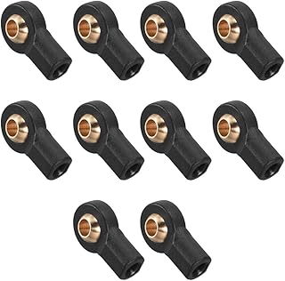 uxcell 10 Pcs M3 3.0xL15mm Lever Steering Linkage Tie Rod End Ball Head End without Screws and Nut for RC Robot