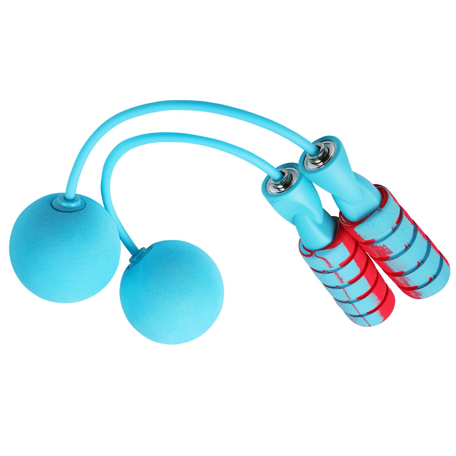 Kabelloses Springseil für Fitness mit Indoor-Springseil für Herren, Damen, Kinder, Hochgeschwindigkeitsseil für engen Raum, gewichtetes Springseil für Gewichtsverlust und allgemeine Workouts