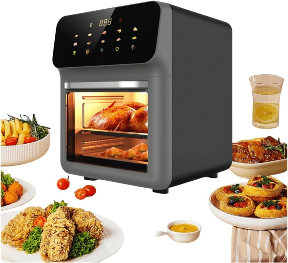 Amazon.co.jp: Fiegcit ノンフライヤー 12L大容量エアフライヤー