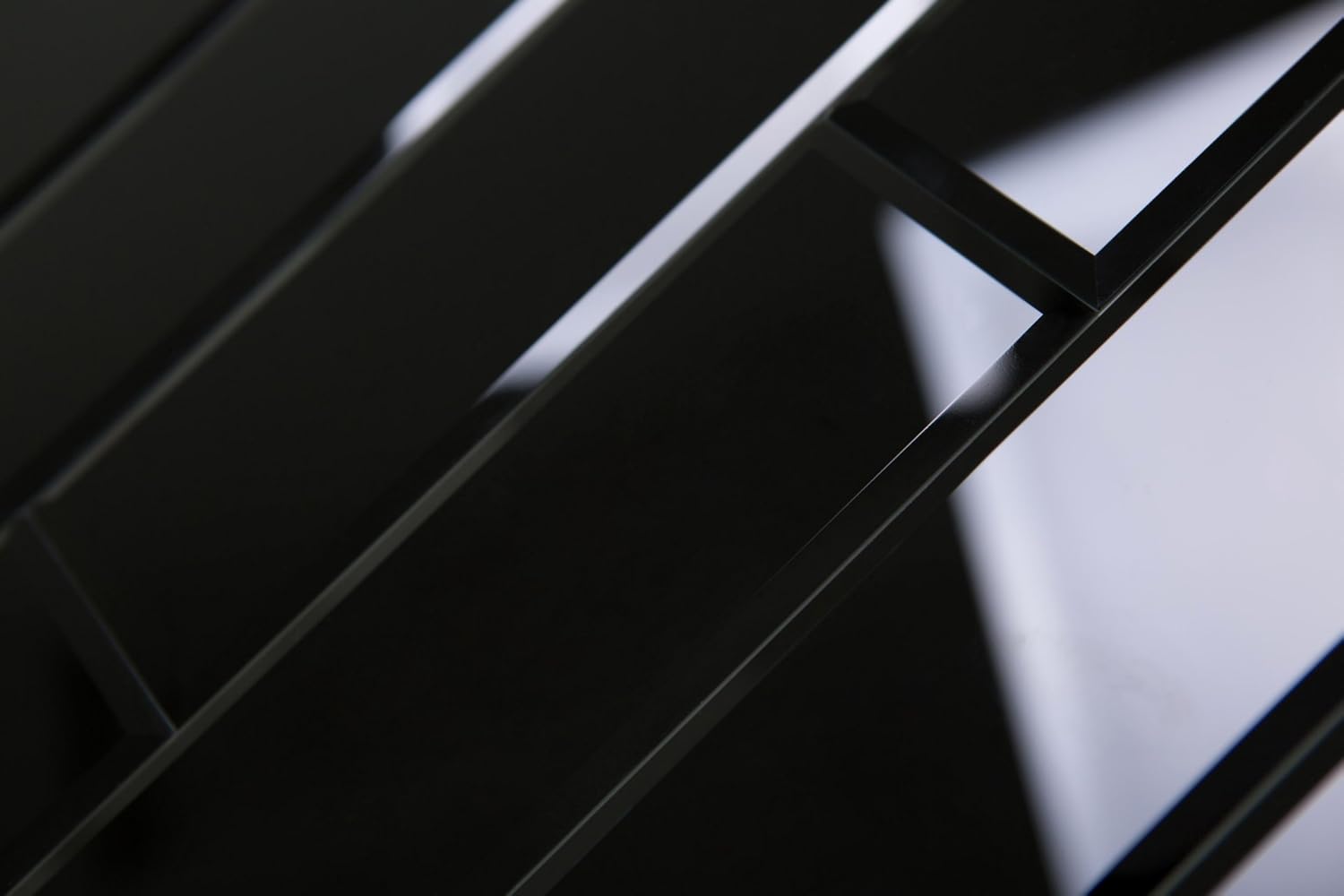π₯ Hot Deals Black Glass Subway Tile with Beveled Edge for Kitchen Backsplash Flash Sale Black Glass Subway Tile with Beveled Edge for Kitchen Backsplash