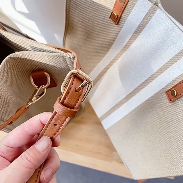 Bolso Tote de lona para mujer MLAFE miniatura 7