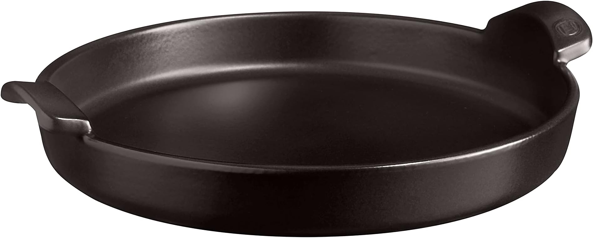 Emile Henry 12" Deep Dish Pizza Pan | Charcoal