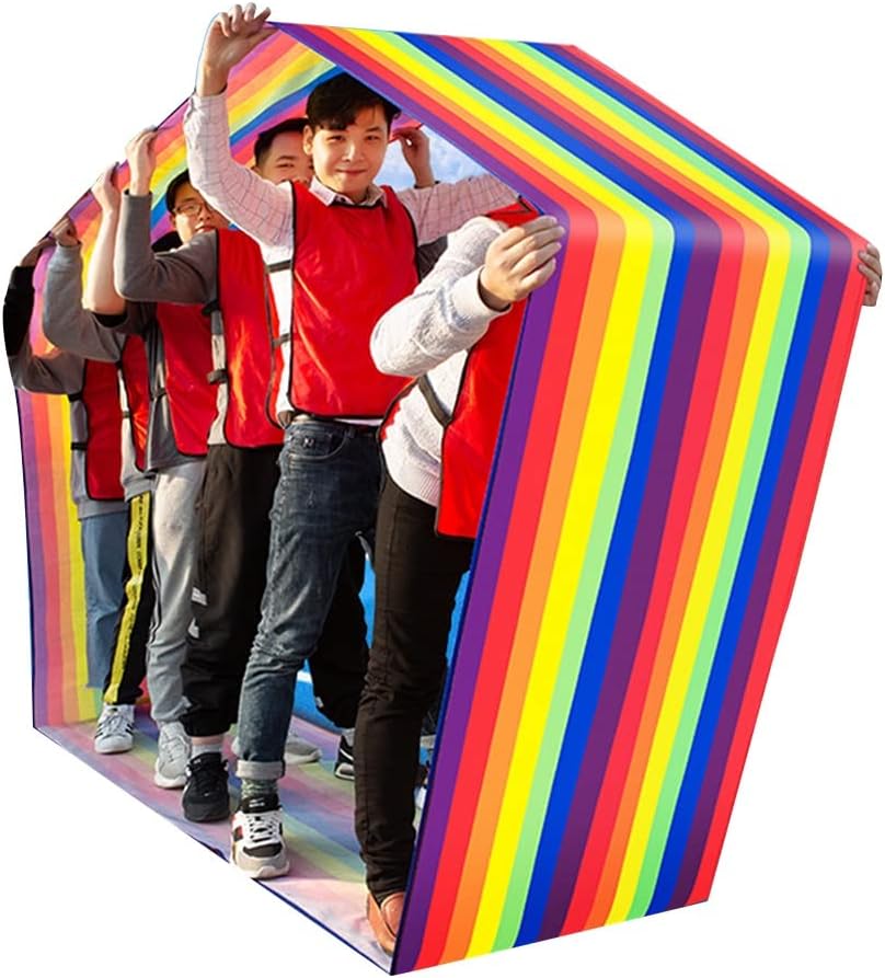 Playing Run Mat Indoor Outdoor Teamwork Carnival Game, Kids Family Wild Day/Backyard Birthday Party Games (Size : Adult-8M//26FT)