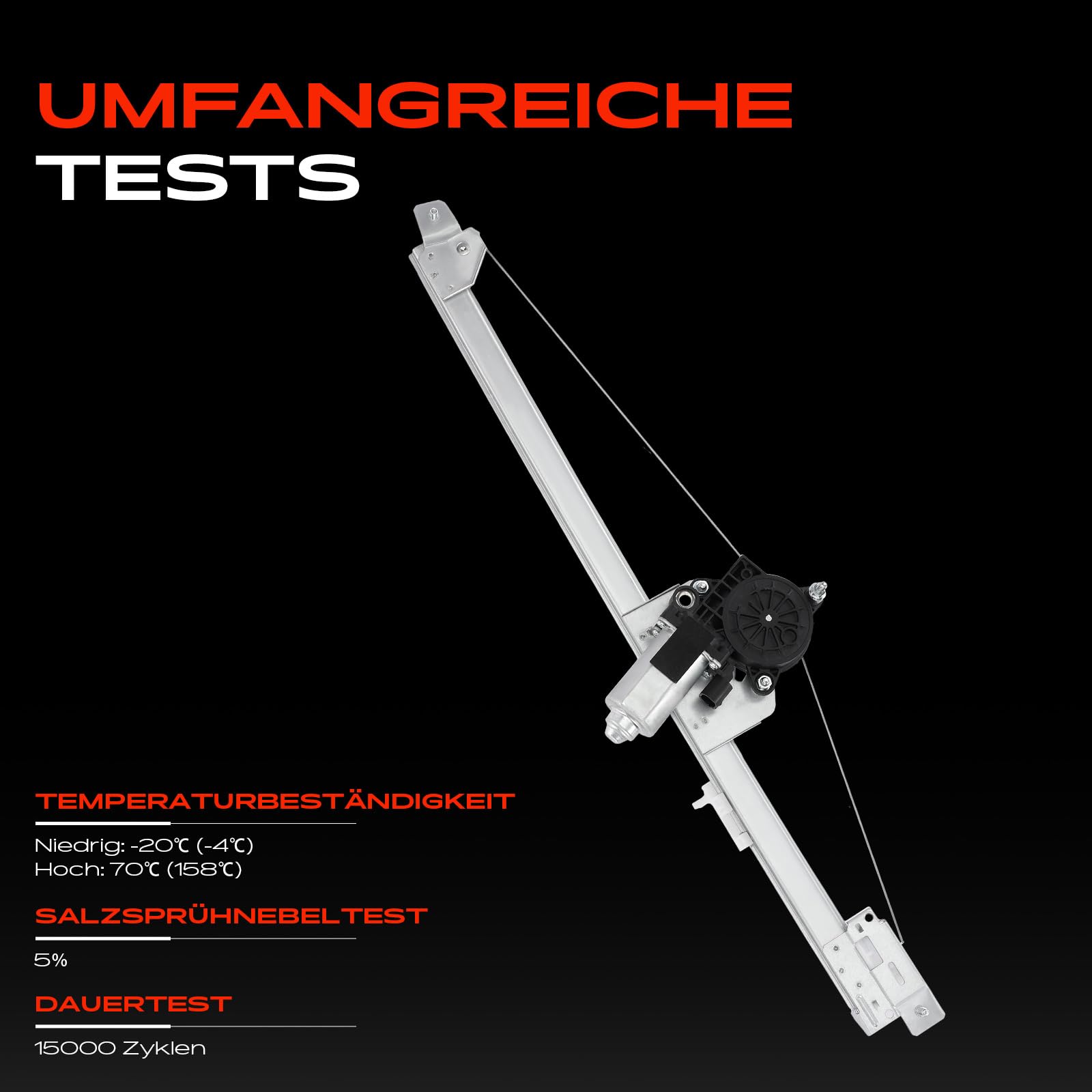 Frankberg Fensterheber Mit Motor Vorne Links Kompatibel mit Vivaro J7 F7 E7 Primastar X83 Trafic II JL FL EL 2001-2014 91165704