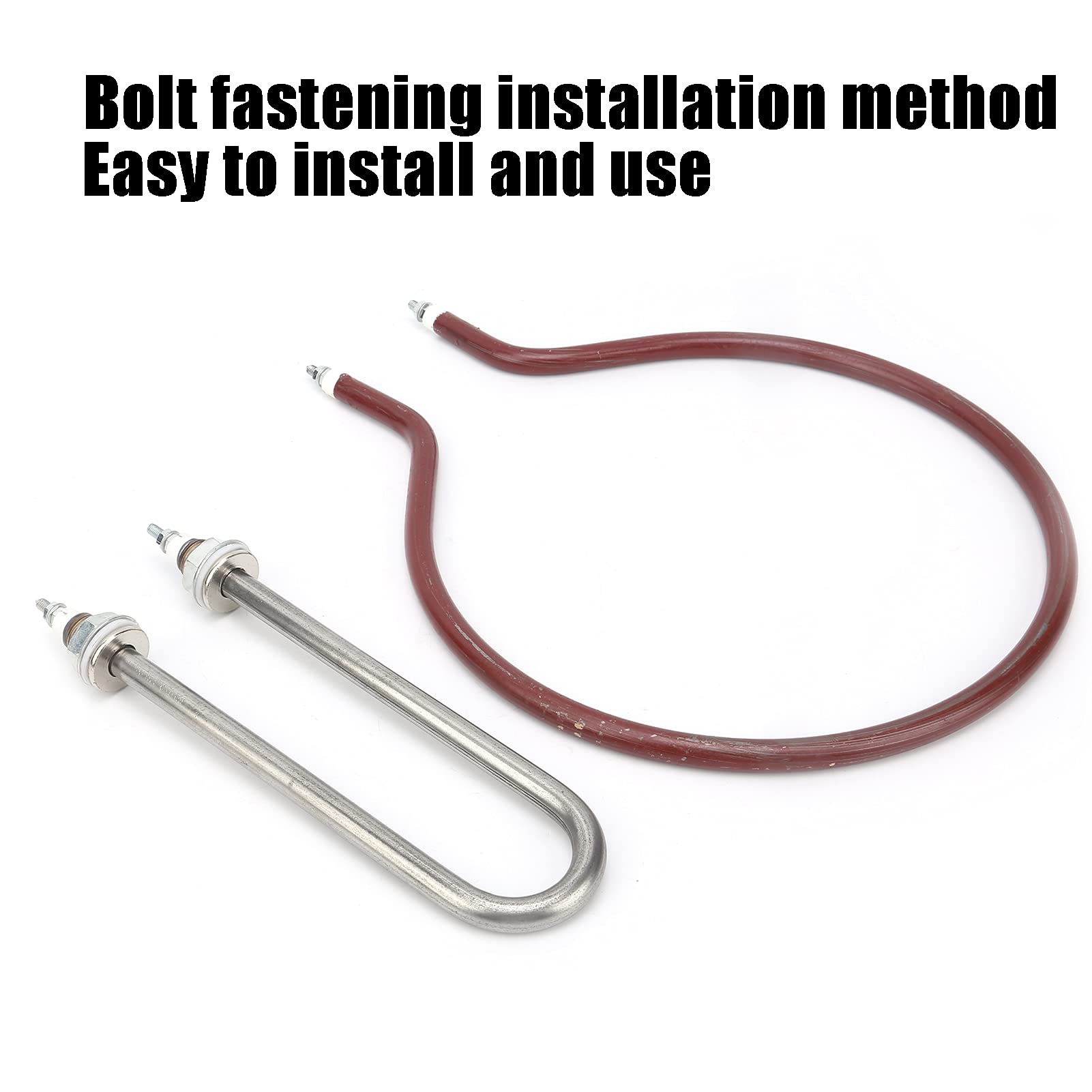 Incubator Heater Tube, 300w PTC Air Heater Round Element Heater Coil Accessories Circular Tube Plate for Plate Cabinet Egg Incubators