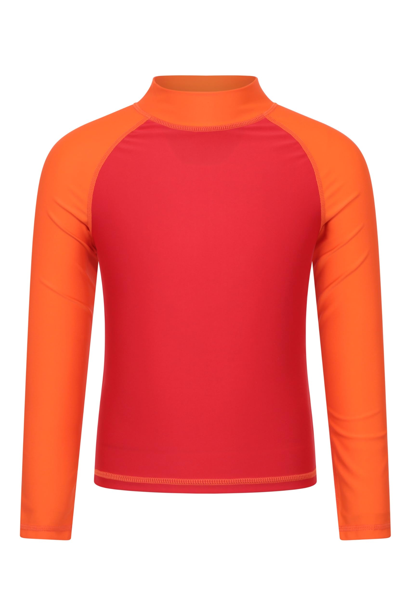 Mountain Warehouse Kids Long Sleeve UPF 50+ Rash Vest Dark Red 11-12y