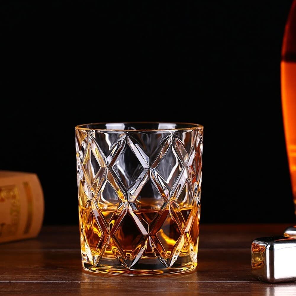 Bellemax Whiskey Glasses Set - 6 Rocks Glasses -18