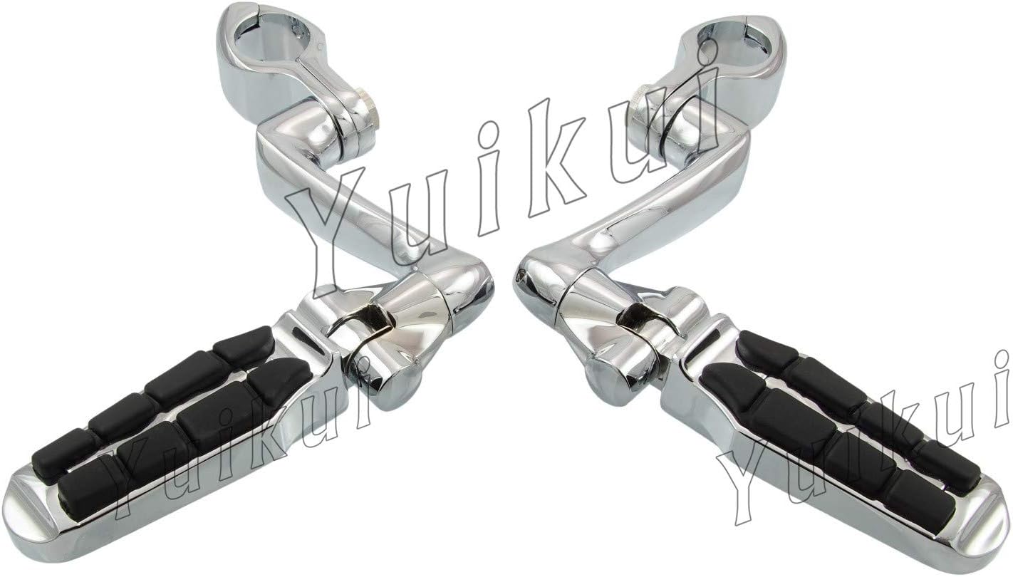 Universal Motorcycle Highway Pegs Crash Bar Foot Pegs Foot