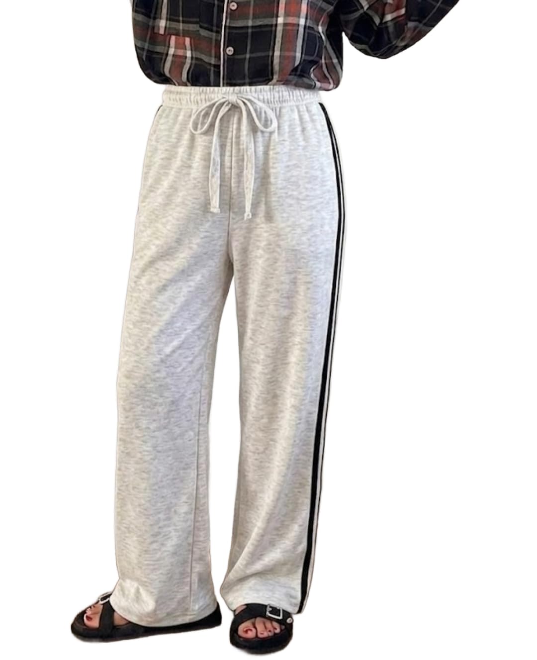 dockstreet Track Pant for Women || Baggy Fit || Track Pants || Full Elastic Jogger Track Pant ||-picture-33