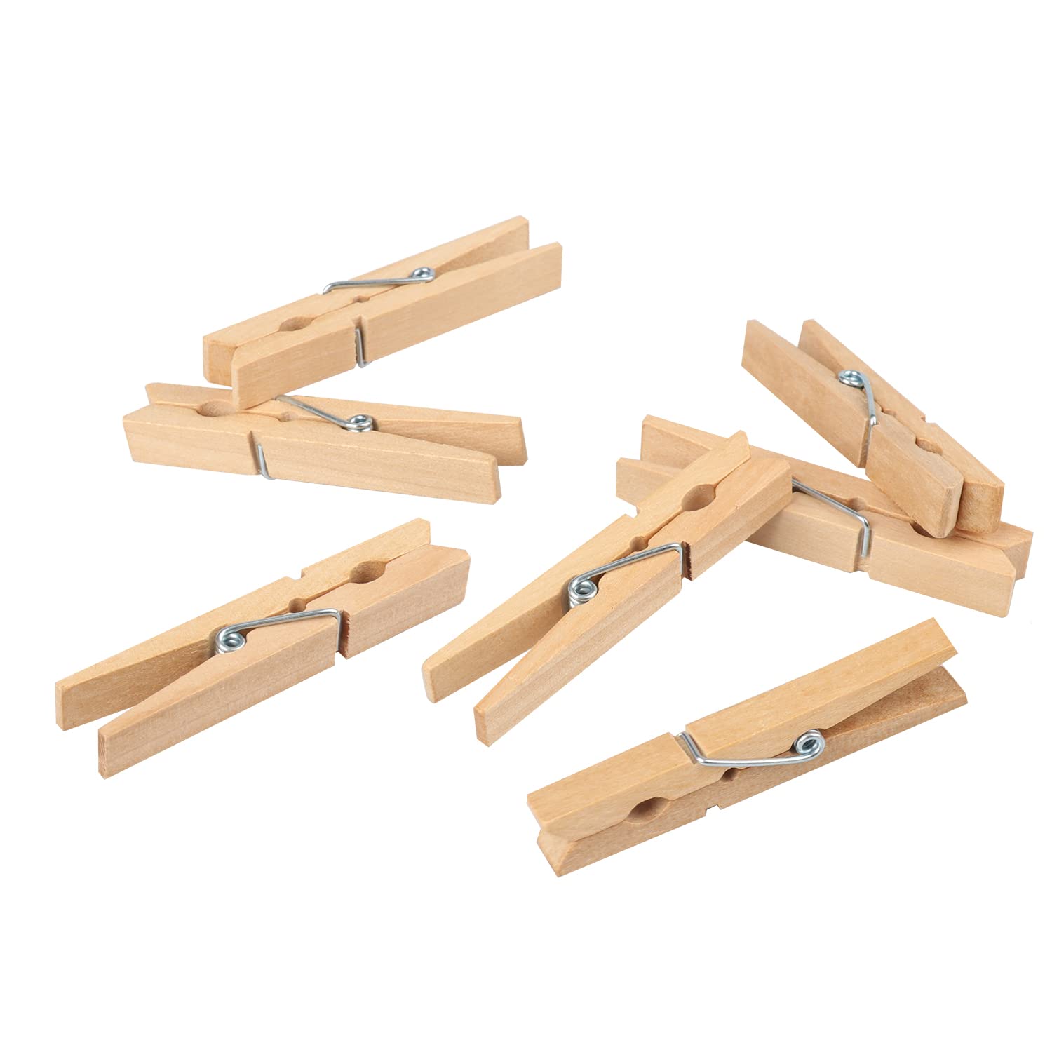 GNIEMCKIN Wäscheklammern aus Holz, 400 Stück, 7,2 cm, Wäscheklammern aus Holz, für den täglichen Gebrauch, Kleidung, Handtücher, Handwerk, Fotos, Kunstwand, von GNIEMCKIN.