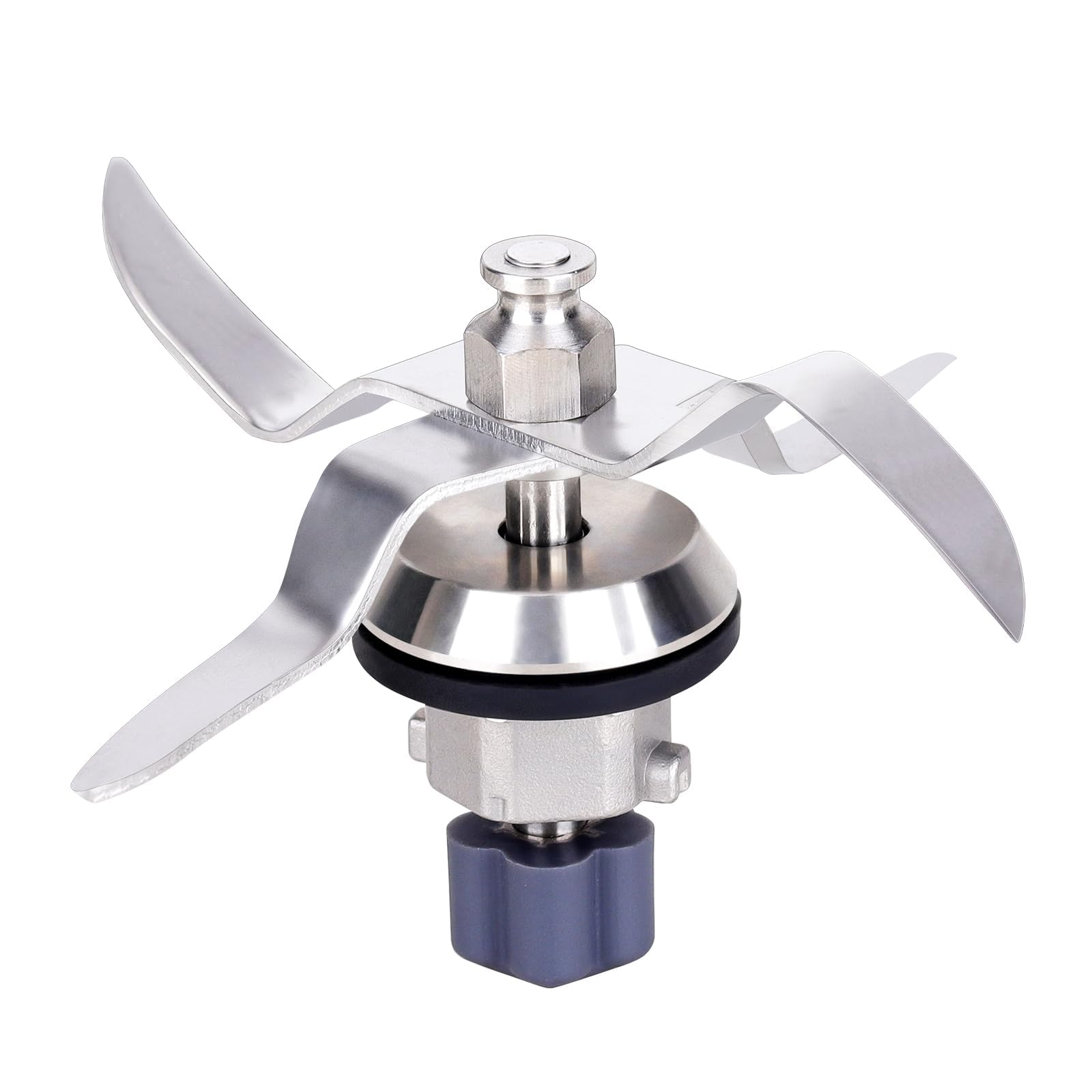 Lama per Frullatore di Ricambio Compatibile con Silverrest Monsieur Cuisine Connect e Monsieur Cuisine Smart Food Processor, in Acciaio Inox con anello di tenuta, 5 Denti