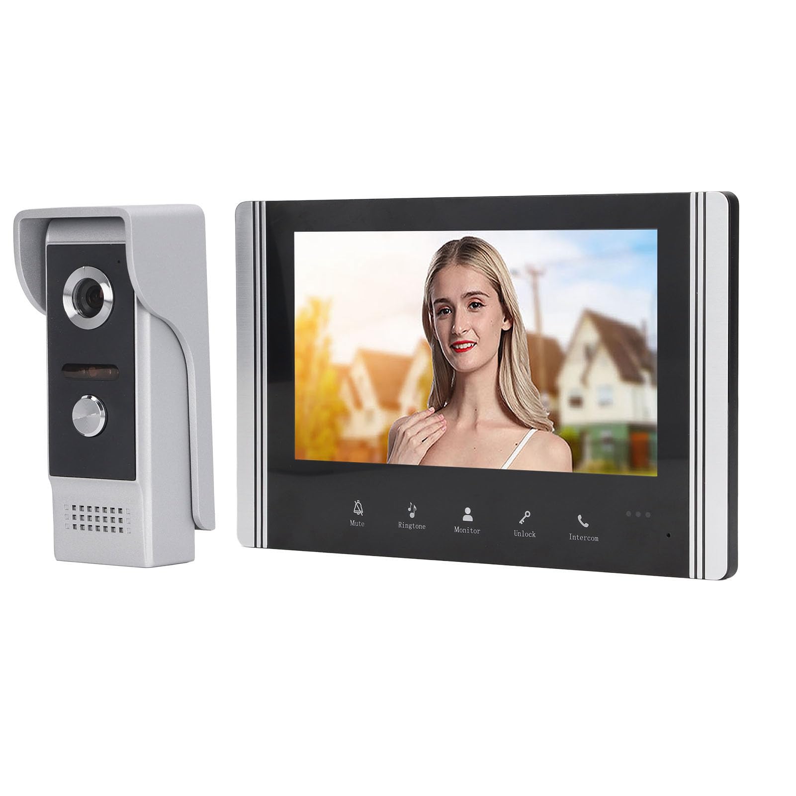 Dioche xrfs6vn7b2WiFi Wideodomofon Inteligentny 1 za 1 Telefon Wizualny Remoe Sterowanie Wideodomofon System Wejściowy, Wtyczka UE