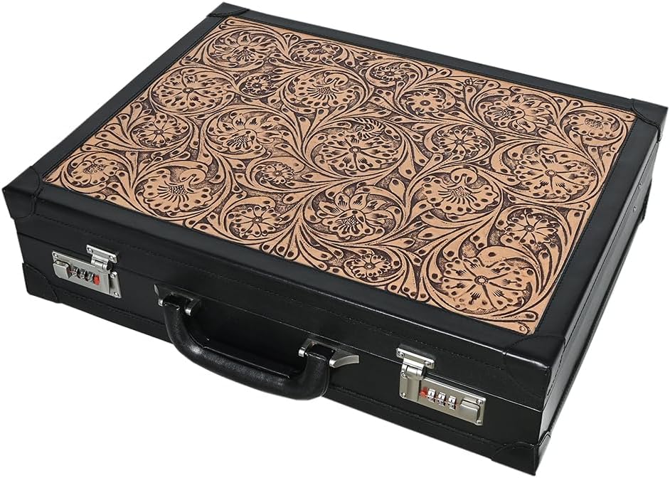 American Darling Jewelry Case Hand Tooled Genuine Leather women bag western handbag purse