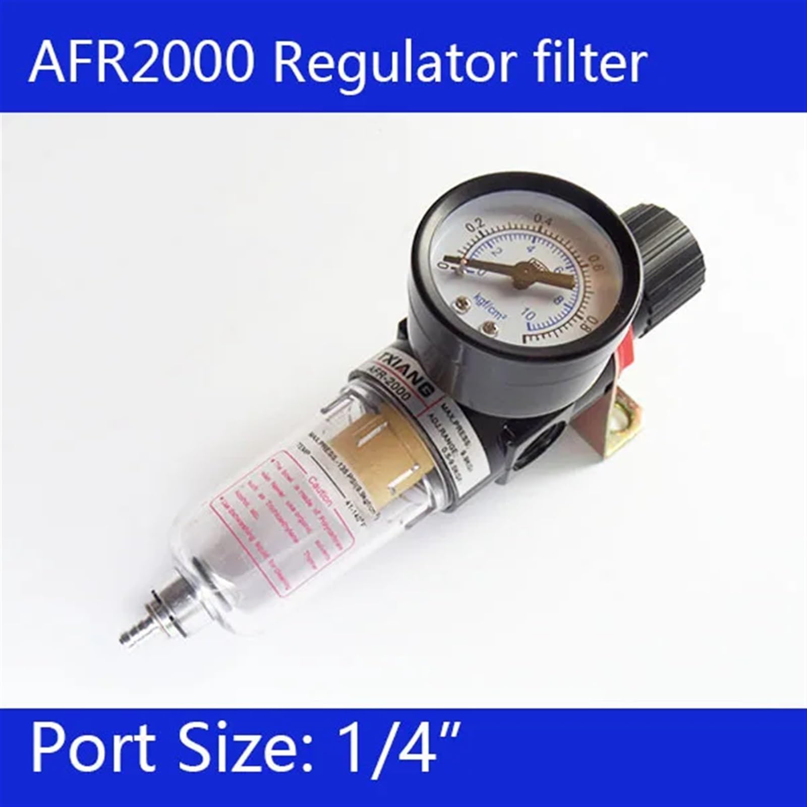 1 Uds AFR2000 1/4 "filtro regulador de presión de aire aerógrafo compresor trampa agua separador de aceite