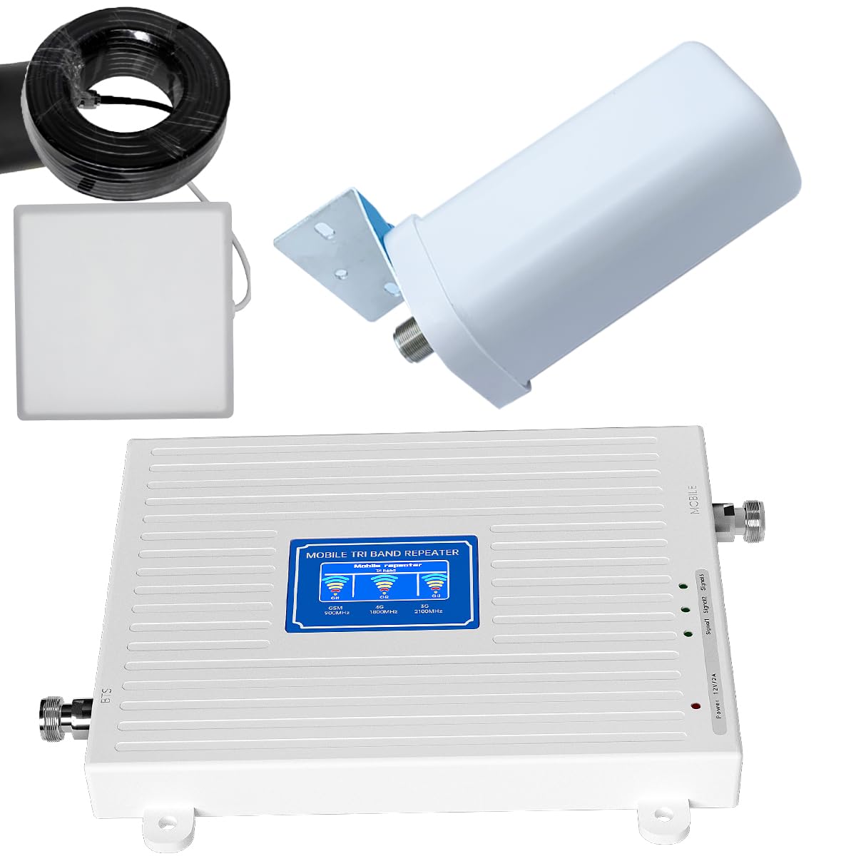Ripetitore Segnale Cellulare 2G/3G/4G | Bande 900/1800/2100 MHz | Con Antenne | Amplificatore GSM/LTE - Foto 12
