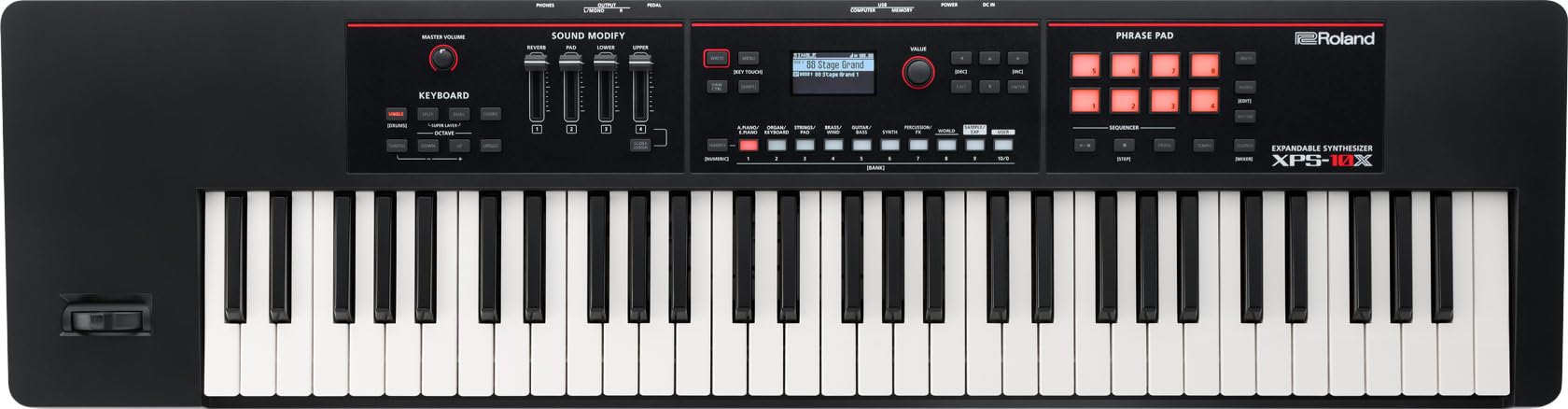 Roland XPS-10X Expandable Synthesizer front view