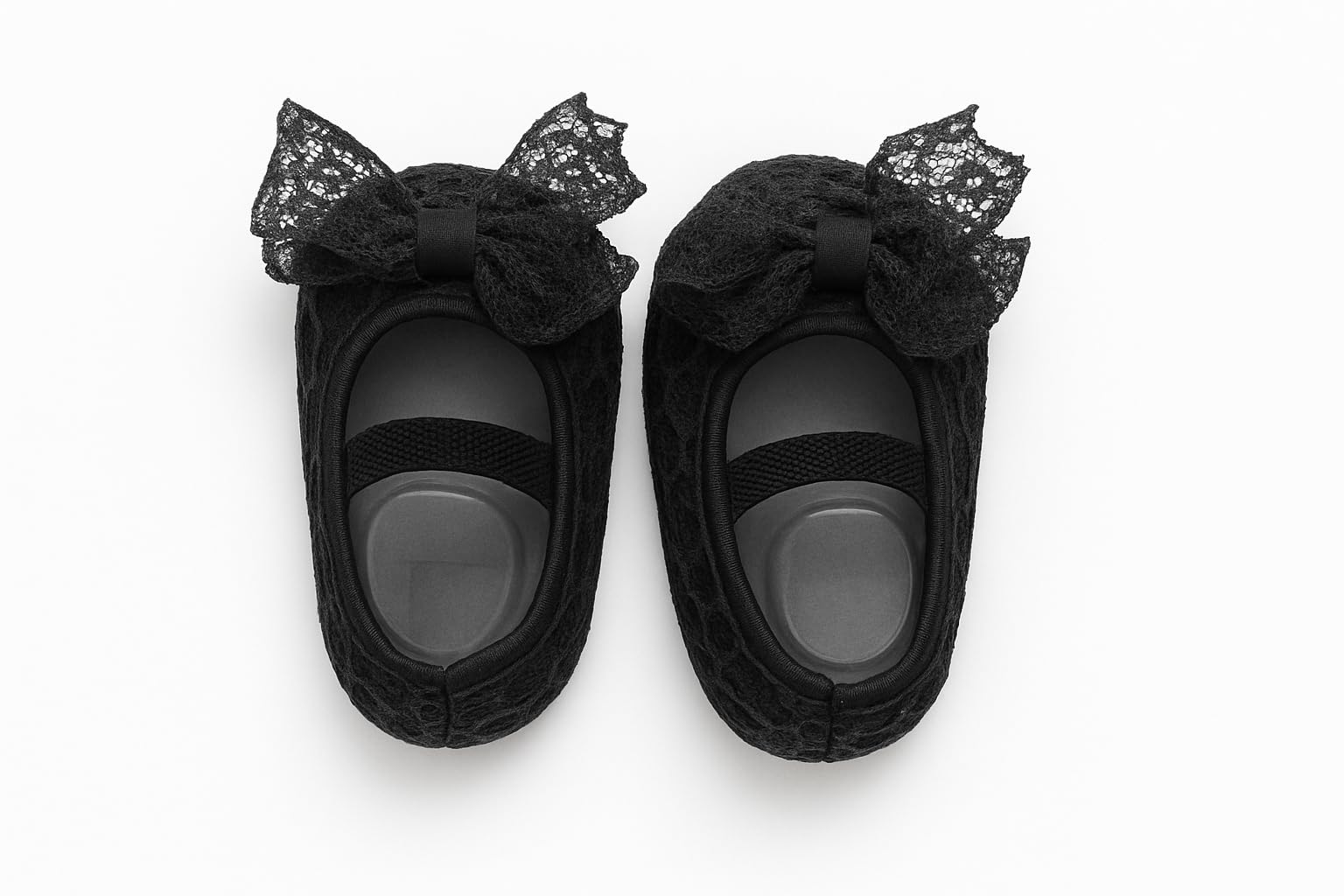 Radharamana Store Baby Girls Shoes with Lace Bow Baby Girls 0 to 6 Months Skin Friendly Soft Sole Footwear for Infants & Toddlers Assorted Colours-image-33