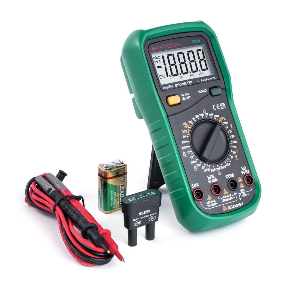 MY65 Mastech Original Digital Multimeter 20000 Counts Hohe Genauigkeit DCV 1000V 200MΩ Schutzhülle