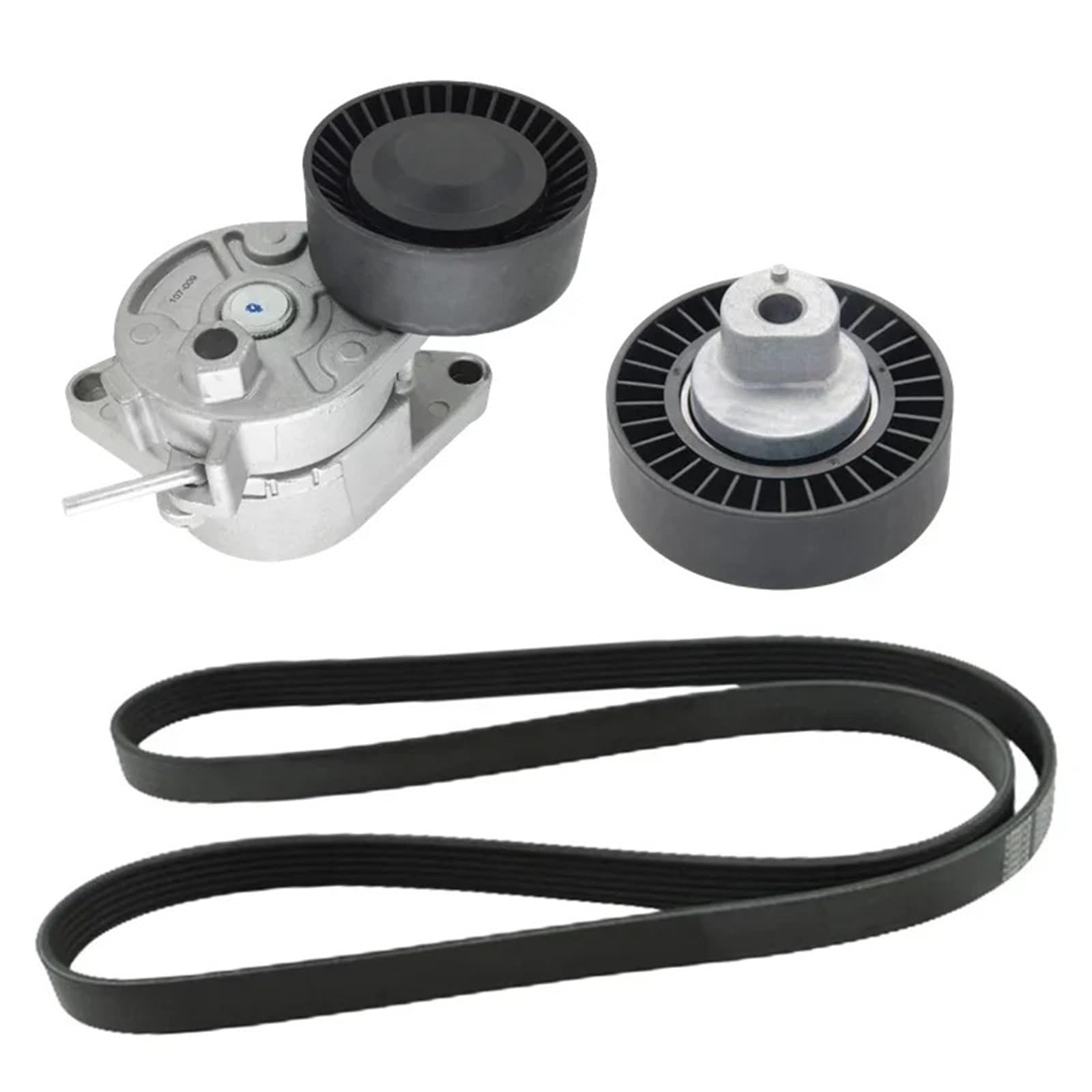 Conjunto de polea tensora de Correa de transmisión para BMW E46 E39 E60 E38 E65 E66 para X3 E83 para X5 E53 Z4 E85 M54 11281427252 11287841228 11287636379 Juego de tensores de Correa de Motor