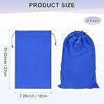M METERXITY Ski Goggle Bag, Soft Microfiber Pouch Protective Storage Bags Case with Drawstring for Snow Goggles/Camera Lenses