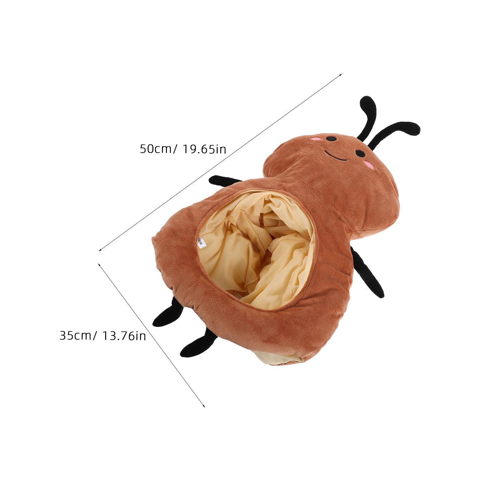 Gatuida Copricapo a forma di scarafaggio - Copricapo da cosplay di animali con imbottitura in cotone - Cappello a forma di scarafaggio per foto di compleanno, feste di Natale, Capodanno e riunioni di