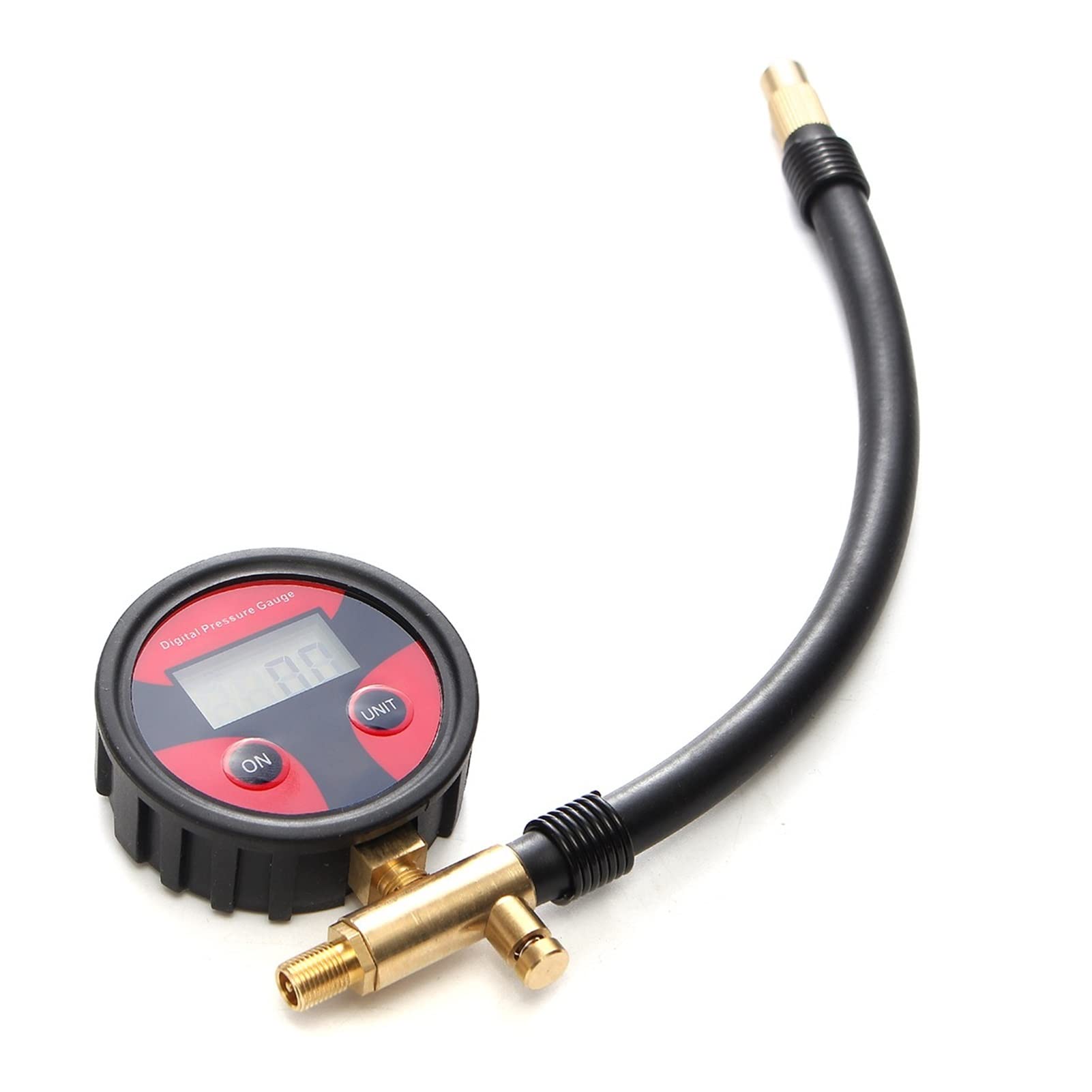 Medidor de presión de neumáticos Digital, manómetro LCD de 200PSI, Motocicleta, Coche, camión, 4 Unidades Disponibles