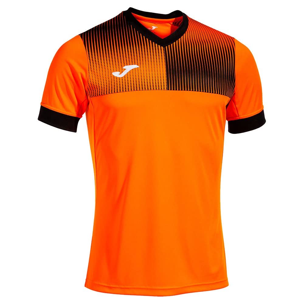 Joma Men's Eco Supernova T-Shirt, Orange Black, XL