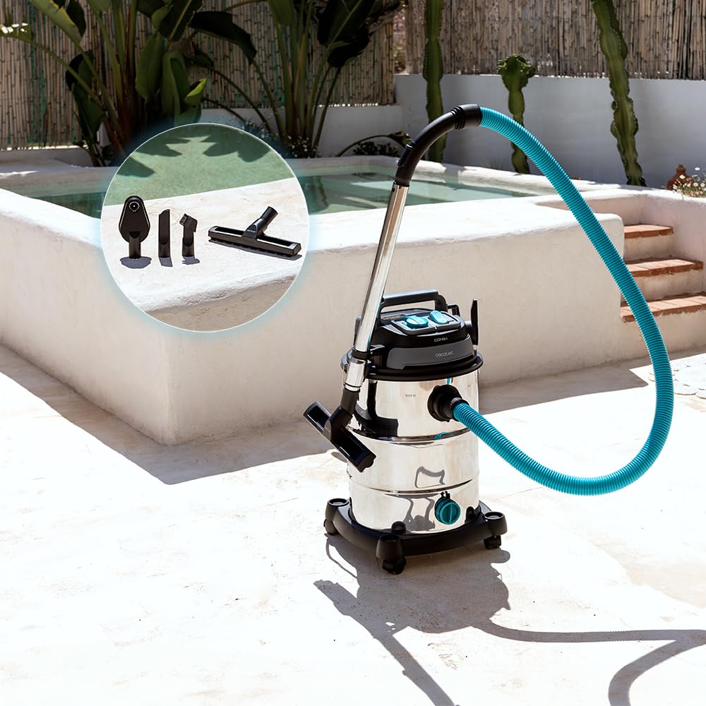 Cecotec Conga Rockstar Wet & Dry Steel Pro Tool Odkurzacz metalowy 30 l 1600 W