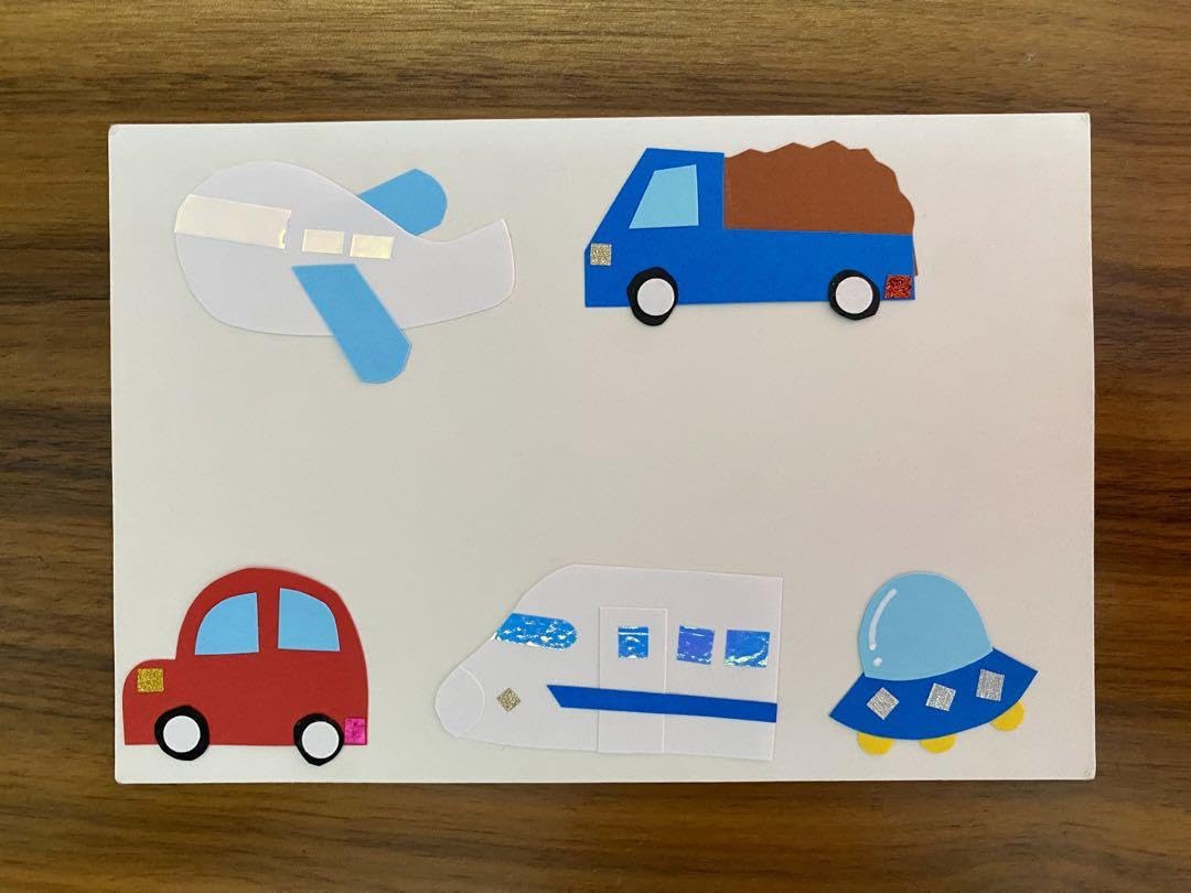 Amazon.co.jp: ペーパークラフト 「 乗り物 セット 」 アルバム