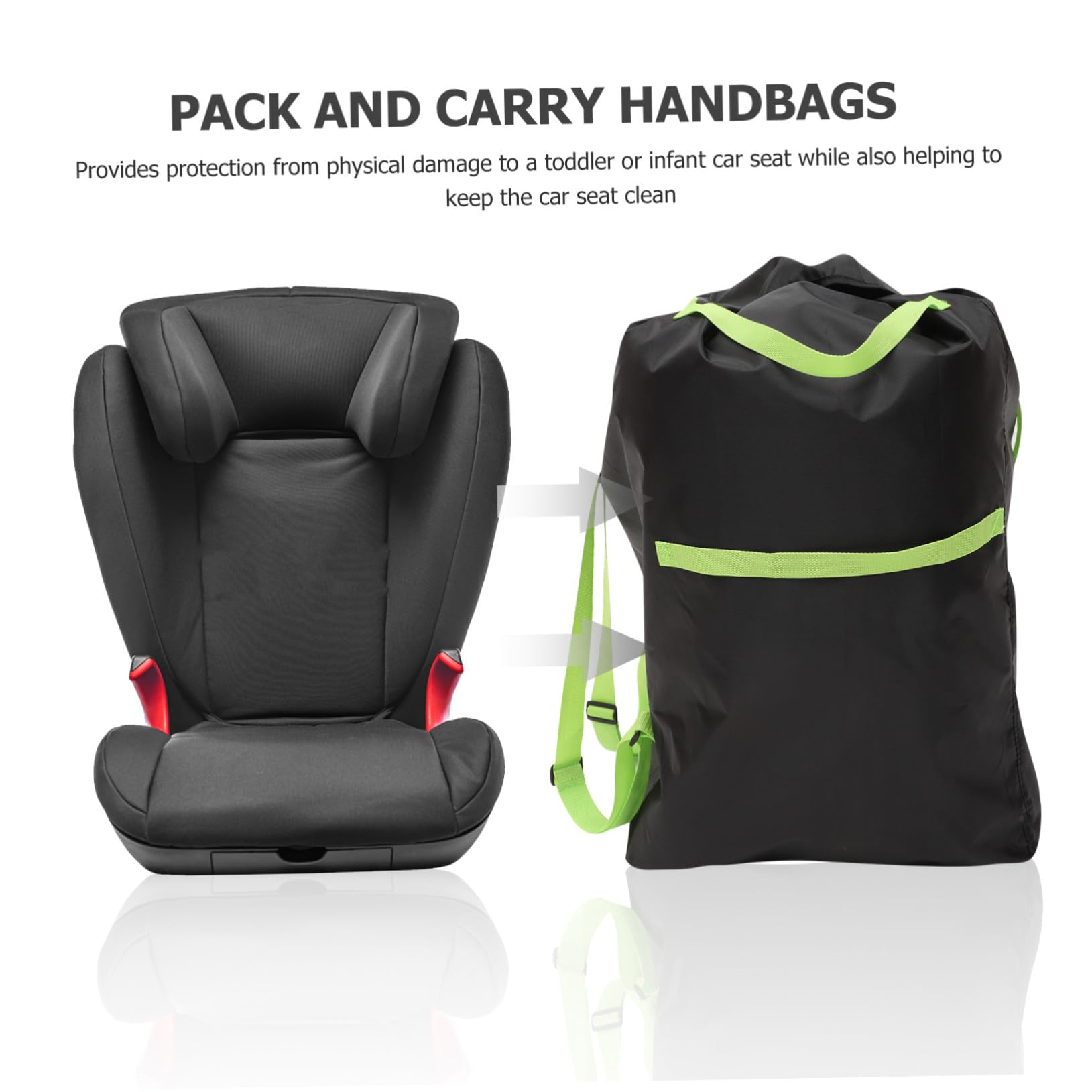 Borsa Trasportare Facile da Oxford e Passeggino per Doppio Nero Protegge Durante Viaggi Gate Check