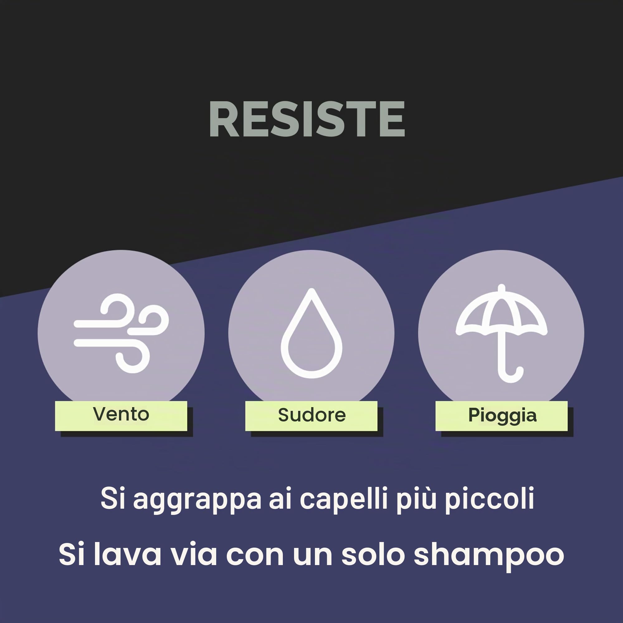 Toppik Fibre di cheratina per la costruzione dei capelli, Nero (Black), 55 g - etichetta in lingua Italiana