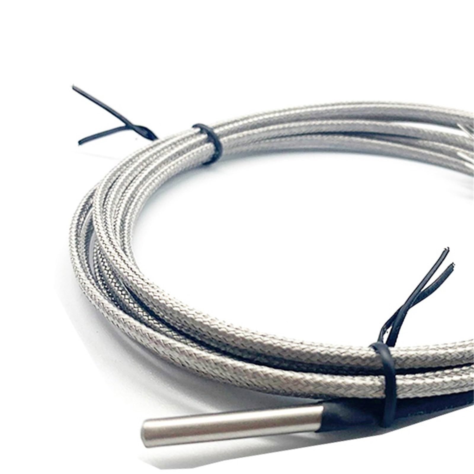 Sonda termocoppia KJ PT100 4 mm x 30 mm, tipo sonda, filo intrecciato schermato, 1 pezzo(K tipo 1m)