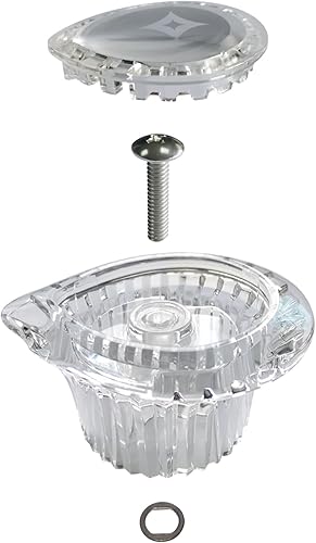 Miniatura 9 de Grandiance Kit de grifo de repuesto de 2 piezas compatible con Moen 100710 Posi Temp One Handle - Kit de pomo para bañera y ducha