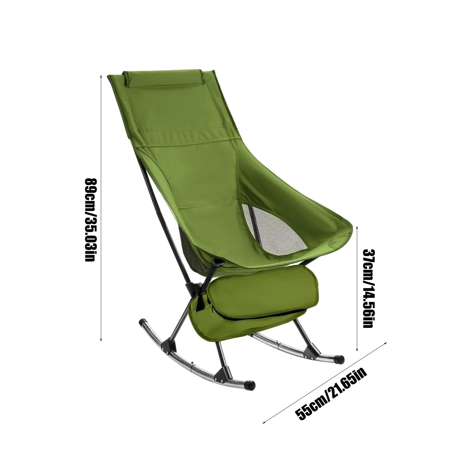 Sedia pieghevole per esterni, sedia da viaggio leggera e portatile | sgabello compatto per festival, con portabicchieri reclinabile resistente, lettino da trekking impermeabile, sgabello da pesc