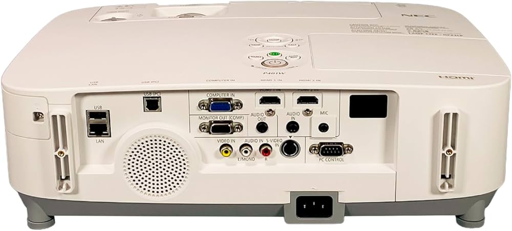 Amazon.com: NEC P401W 3LCD WXGA Conference Projector 4000 Lumens