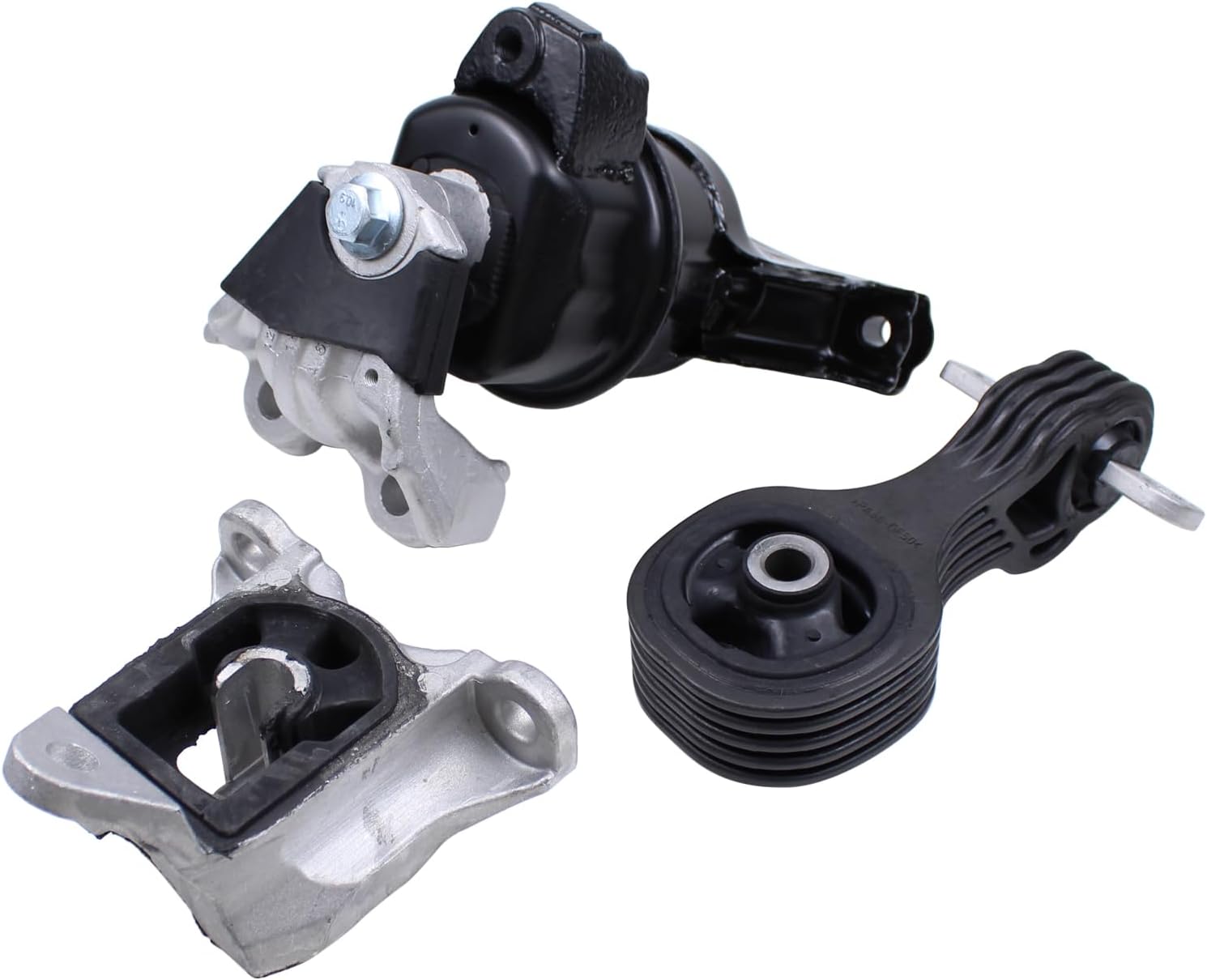 NewYall 3pcs Engine Motor Mount and Automatic Transmission Mount Set for Honda Civic 1.8L 2014 2015