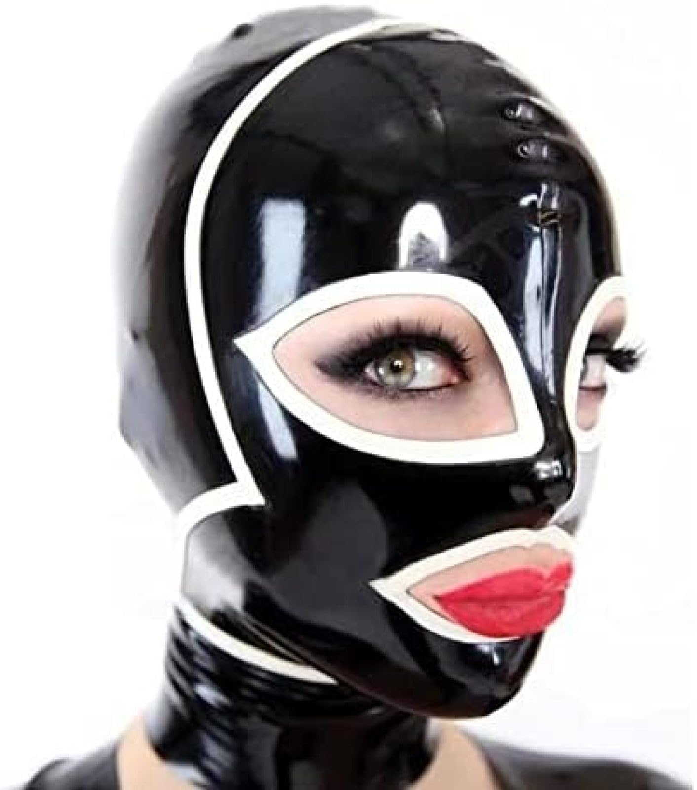 Costume Da Indossare Con Cappuccio In Lattice Cerniera Posteriore Fatto - Foto 10