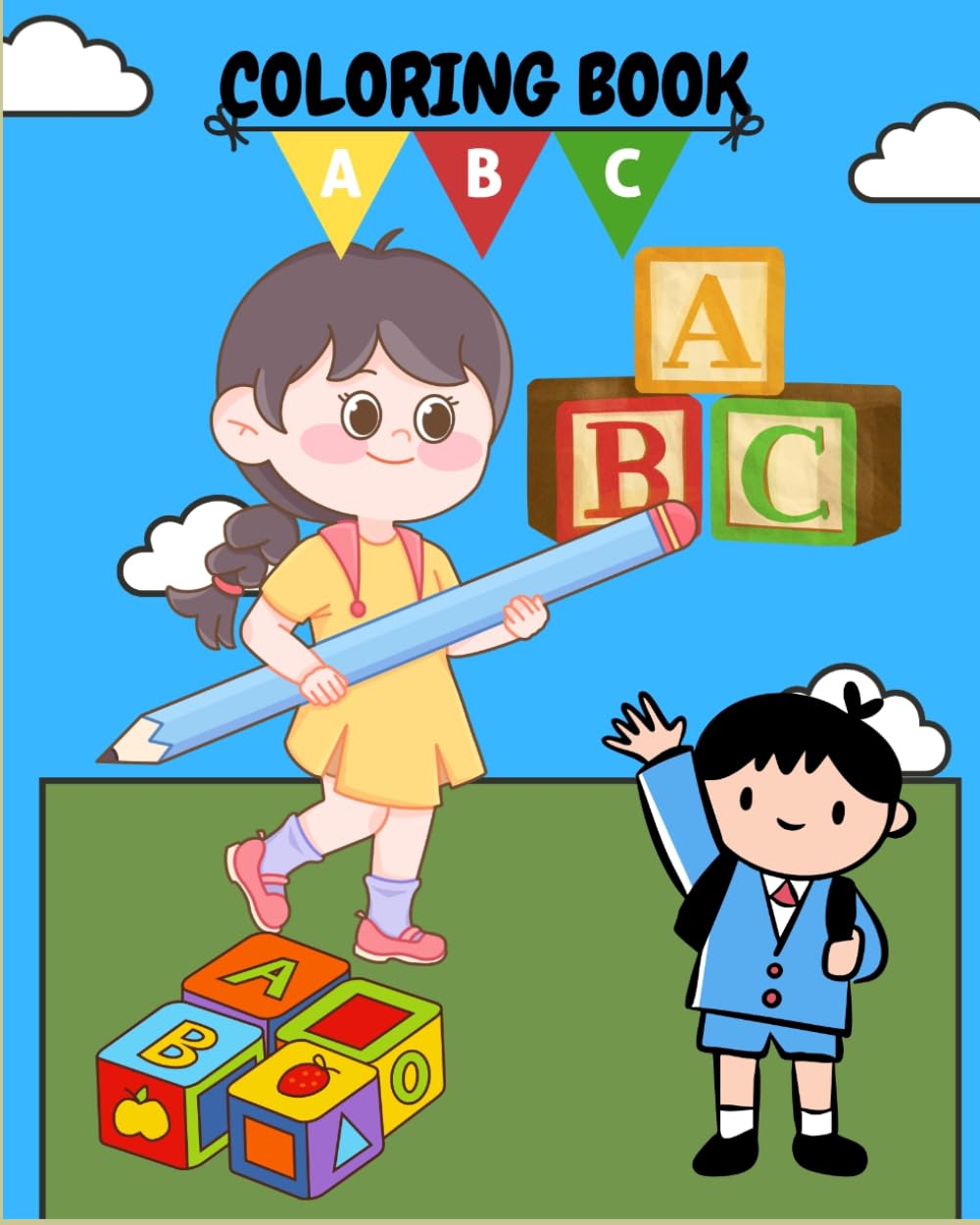 ABC ALPHABET COLORING BOOK: Fun Book Coloring & Learning (Coloring & Learning Fun Book)