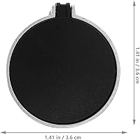 Vista 3 de DOITOOL Pomo de estufa de metal para estufa de gas, 6 piezas de perilla de interruptor de metal, accesorios de acero inoxidable redondo para estufa