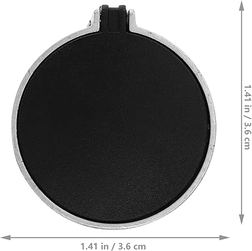 Miniatura 3 de DOITOOL Pomo de estufa de metal para estufa de gas, 6 piezas de perilla de interruptor de metal, accesorios de acero inoxidable redondo para estufa