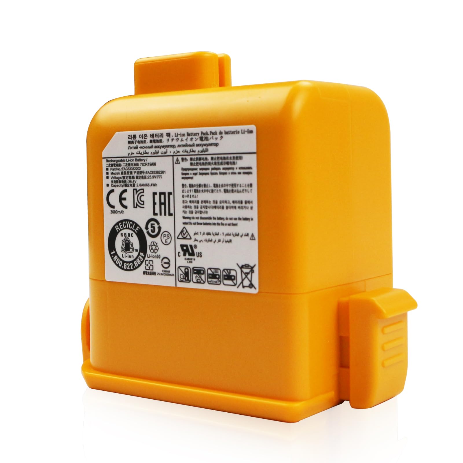 EAC63382201 Battery for LG CordZero A9 Plus Stick Cordless Vacuum Cleaner