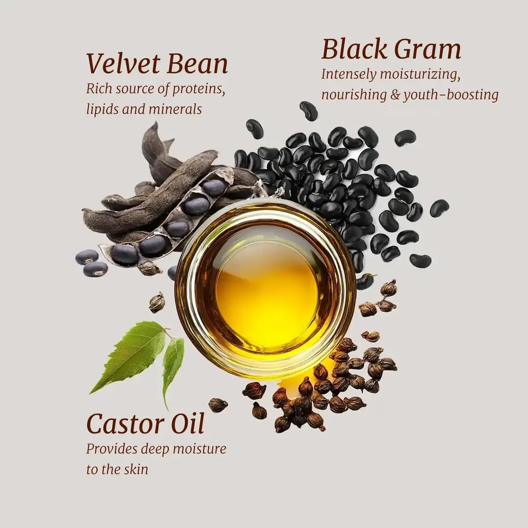 iYURA Balaayah Black Gram Body Oil for Dry, Mature Skin