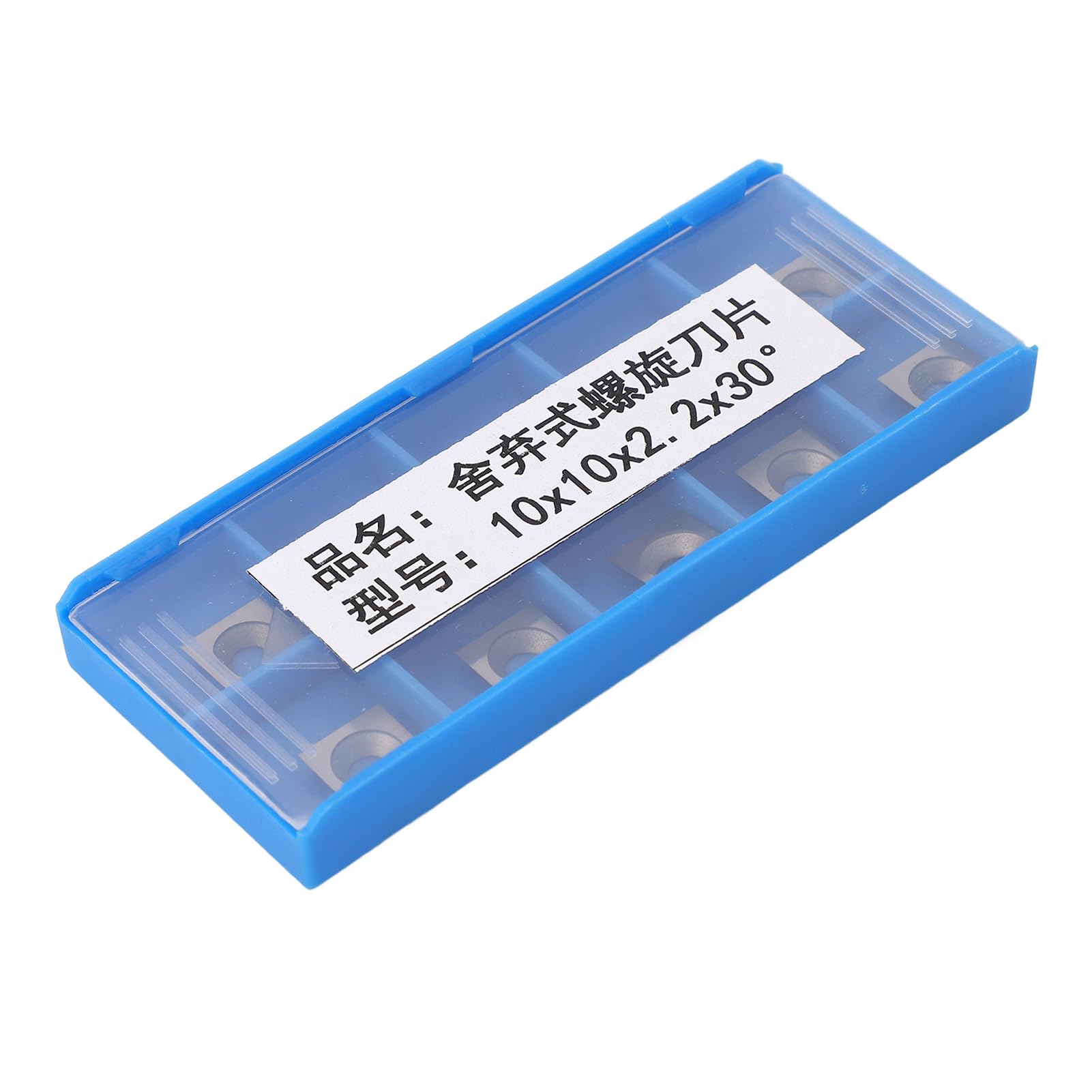 Respicefinem 10Pcs Carbide Inserts Turning Inserts CNC Woodworking Milling Cutter Replacement 12X12Mm (10 * 10mm)