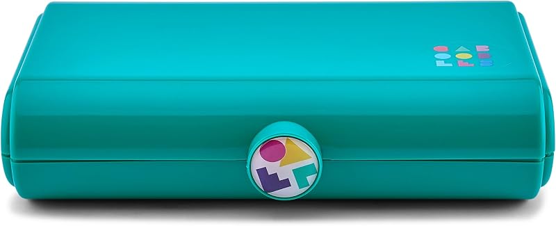 Caboodles Take-It Tote Estojo de Cosméticos com Espelho, Verde-azulado