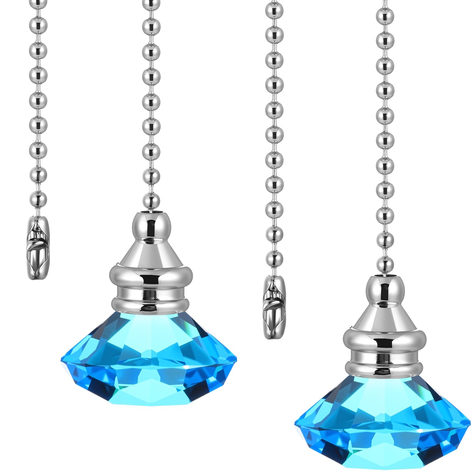 Rainbow Crystal Ceiling Fan Pull Chains - 2 Pack -8