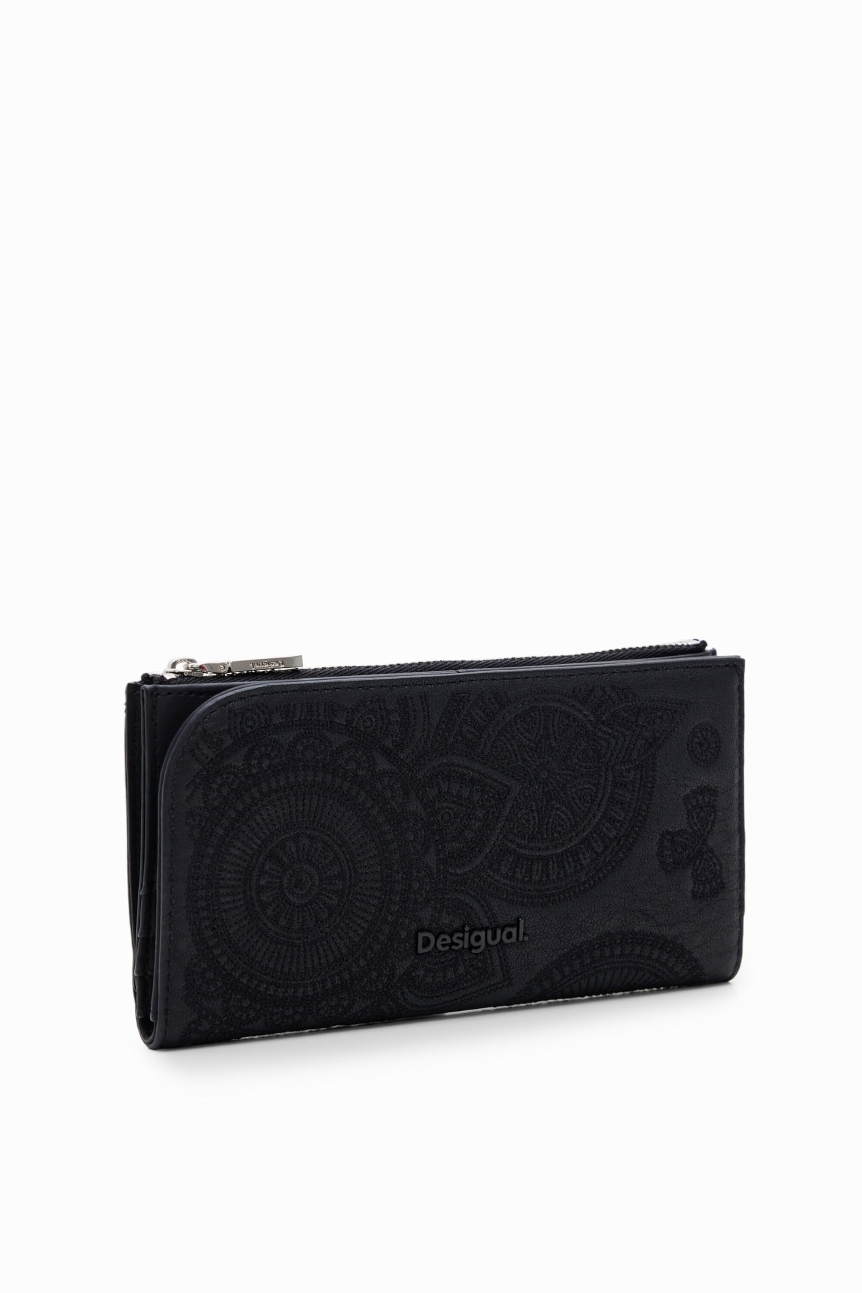 Desigual Women's Mone_Dejavu INES Bi-Fold Wallet, Black