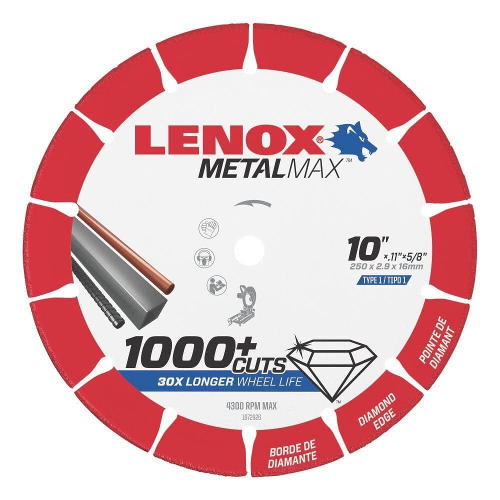 Lenox Tools 1972926 Lenox typ 1 koło odcięte, średnica 25,4 cm (10") lita stal