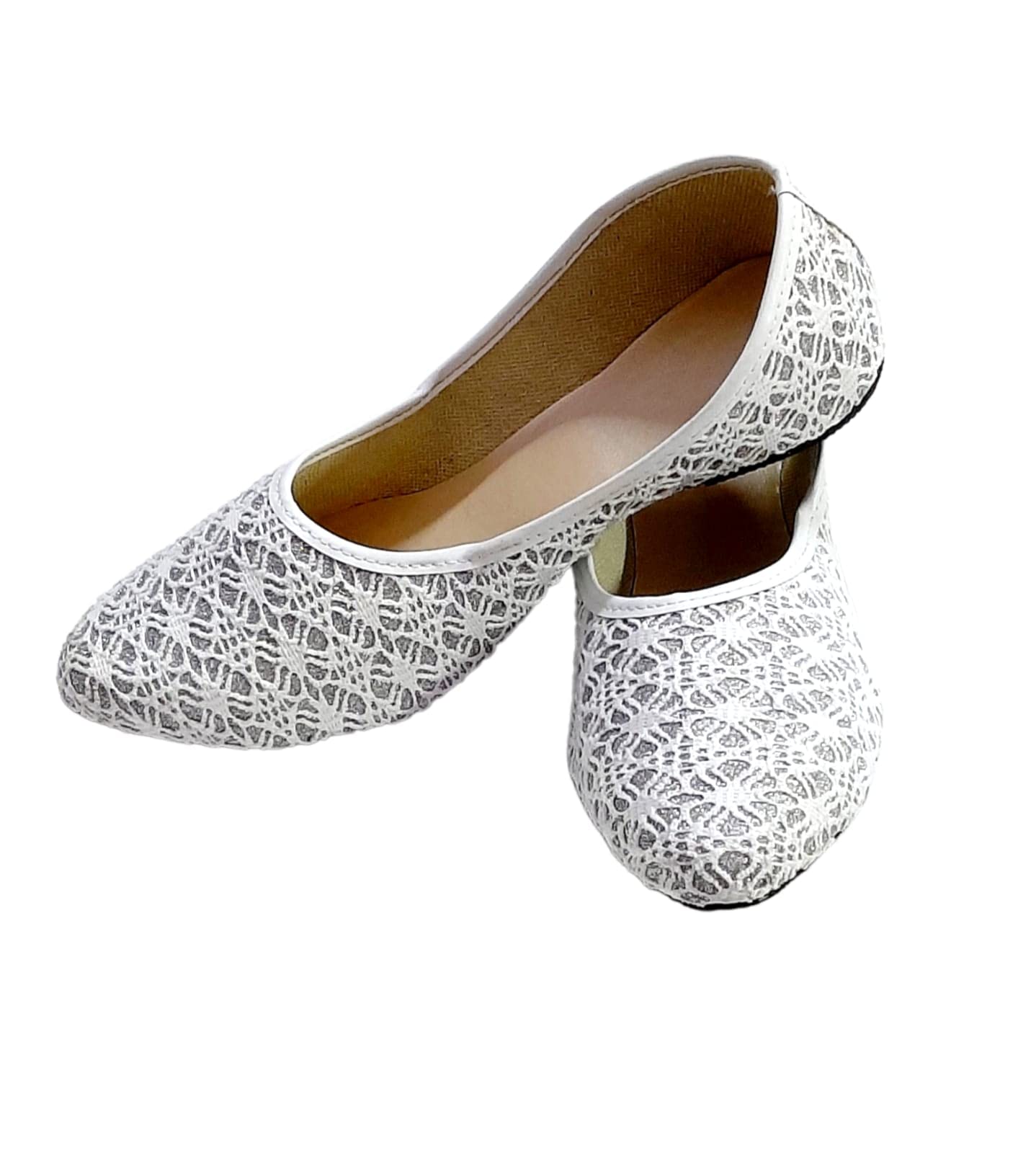 Grand Shopping Latest Collection Bellies for Women (WHITE-6) (B0BX6XZMRZ) Amazon Price History, Amazon Price Tracker