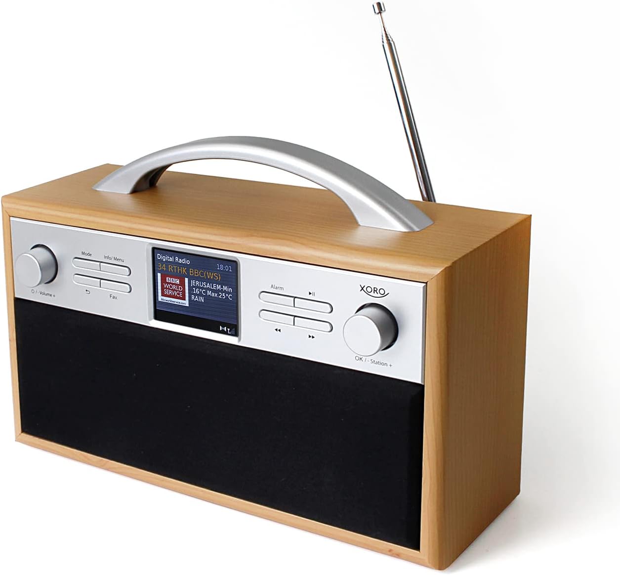 XORO Tragbares DAB+/FM DAB 250IR mit WLAN, Bluetooth